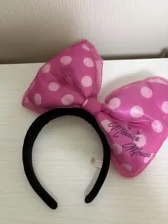 ディズニー カチューシャ リボン ミニー