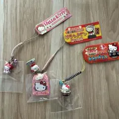 ご当地キティ 愛知限定&静岡限定　根付けストラップ 3個セット