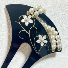 KZ068 簪 かんざし 結婚式 和装 髪飾り 卒業式 成人式 着物 バチ型 花