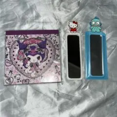 サンリオまとめ売り　クロミ　キティ　ハンギョドン　メモ帳　鏡