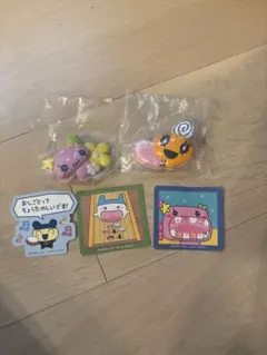 たまごっち　はさむんです。　ガチャガチャ　シール付き