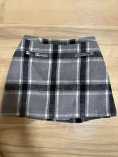 NICE CLAUP シャギーポケットミニスカート