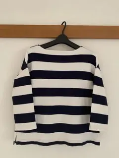 無印良品　ボーダーカットソー７分袖　XS〜S