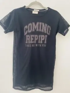 repipi armarioブラックメッシュ半袖ワンピース　二枚セットXSサイズのサムネイル
