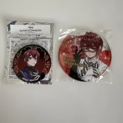 ツイステ namco限定 ホログラム缶バッチ実験服 リドルトレーディング缶バッチ