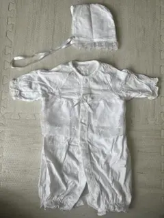 ベビー用セレモニードレス　帽子セット