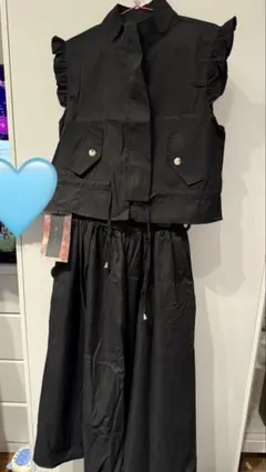 タグ付き ABITOKYO ワンピース風 セットアップ ロングジャンパースカート