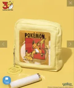 3COINS ポケモン クリアポーチ ピカチュウ ライチュウ