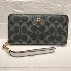 COACH コーチ 長財布 シグネチャー ブラック 新品 箱 袋付 ギフト用に