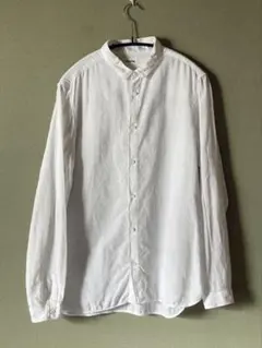フォロー割専用　80s〜 FLAX 長袖 リネンシャツ ホワイト リトアニア製 フォロー割専用 80s〜 FLAX 長袖 リネンシャツ ホワイト リトアニア製