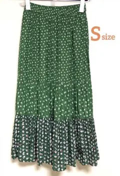 UNIQLO PAUL & JOE フレアスカート 緑