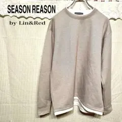 SEASON REASON by Lin&Red長袖 トレーナー クルーネック