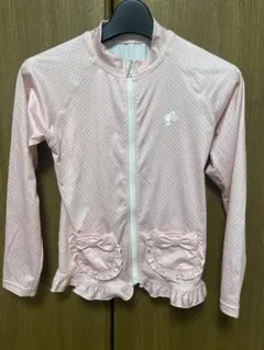 Barbie 水玉模様 ラッシュガード 140