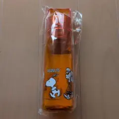 PEANUTS スヌーピー 水筒 クリアボトル 530ml オレンジ