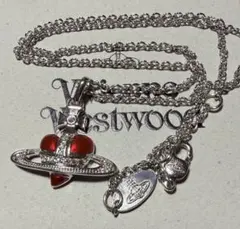 Vivienne Westwood ハート 土星 ネックレスのサムネイル