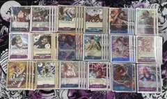 田*カ様 ワンピースカード　青紫ルフィ　デッキ　パーツ