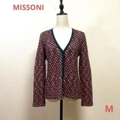 MISSONI ヴィンテージ 総柄 ニット イタリア製 42 M〜L ウールのサムネイル
