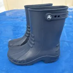 クロックス　レインブーツ　ネイビー