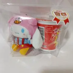 ブタメン　サンリオ　シナモロール　マスコットキーホルダー
