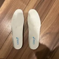 asics インソール ホワイト レッド