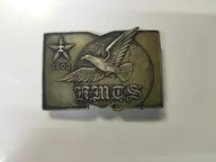 (時代物）真鍮ベルトバックル☆43.5g☆55mm x 38mm