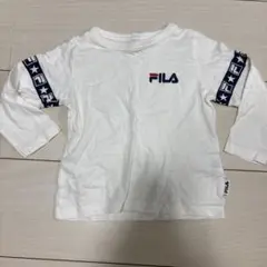 FILA 長袖カットソー ホワイト 90のサムネイル