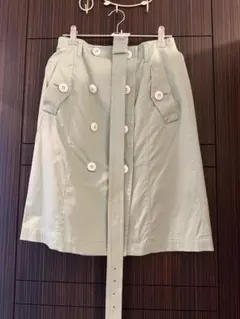 BLUE LABEL グリーンフレアスカート 【ベルト付き】のサムネイル