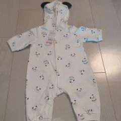 アカチャンホンポ パンダ柄ロンパース 60cm