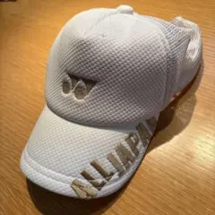 YONEX メッシュキャップ ホワイト ALL JAPAN