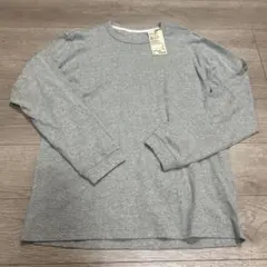 新品未使用⭐︎クルーネック長袖Tシャツ XL グレー