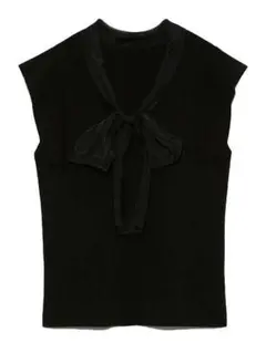 SNIDEL ボウタイニットプルオーバー