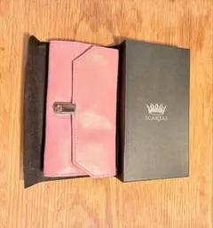 【激レア】イタリア製 ICARTAI（イカルタイ）長財布 ピンク