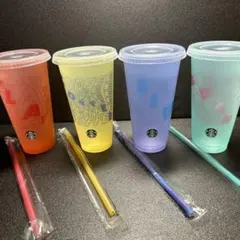 スタバ2025ミステリーカラーチェンジングリユーザブルコールドカップコンプリート