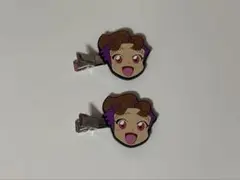 忍たま乱太郎 田村三木ヱ門 前髪クリップ 2点セット