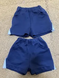 体操服 90cm JAKUETSU ネイビー ショートパンツ2着セット