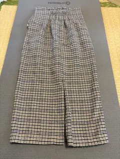 Mila Owen チェック柄 ロングタイトスカート サイズ0