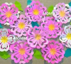 重ね桜壁面飾り　桜飾り　卒業式卒園式飾り　３月飾り　4月飾り　入学式入園式飾り