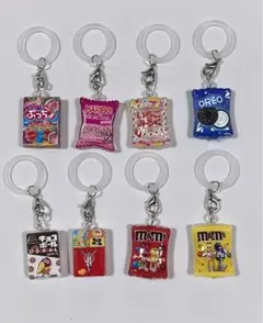 お菓子　目印チャーム　アンブレラマーカー8セット