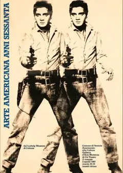ウォーホル Two Elvis (1963)（エルビス) ドイツ製ポスター ウォーホル Two Elvis (1963)（エルビス) ドイツ製ポスター - メルカリ