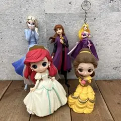 ディズニー プリンセス フィギュア 人形 ドール まとめ売り 5個セット グッズ