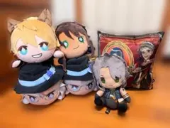 Twisted Wonderland 寝そべりぬいぐるみ 5体セット＆クッション