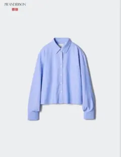 【ユニクロ】JW ANDERSON オックスフォードシャツ　ブルー
