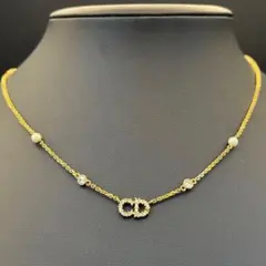 現行✨ DIOR CLAIR d LUNE ネックレス ペンダント レジンパール