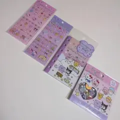 チェゴシム 산리오 キャラクターズ タイル クリスタル シール・シール帳