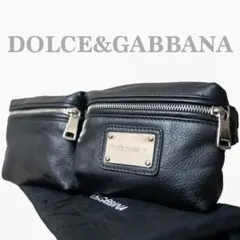 未使用✨　ドルガバ　ボディバッグ　レザー　黒 2026年最新】D&G ／ Dolce＆Gabbana メンズ ボディバッグ・ウエスト