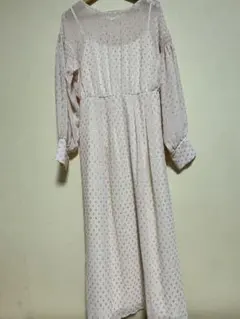 Lily Brown/リリーブラウン　長袖ロングワンピース