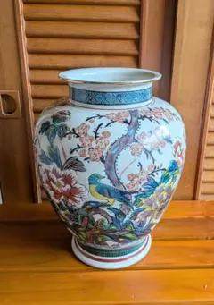 伊万里 鍋島焼 市川光春 色鍋島 鳳凰図 花瓶 - メルカリ