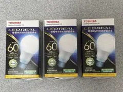 新品 TOSHIBA LED電球 LDA7N-G/60W 3個セット