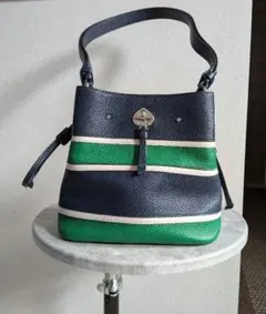 kate spade ショルダーバッグ ネイビー グリーン