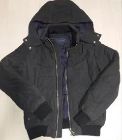 ZARA MAN フード付きチェック柄　ジャンパー　ジャケット